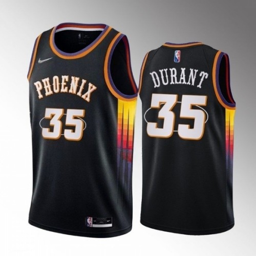 Mens Phoenix Suns #35 Kevin Durant Black 2022-23 Statement Edition Edition Stitched Basketball Jersey->phoenix suns->NBA Jersey